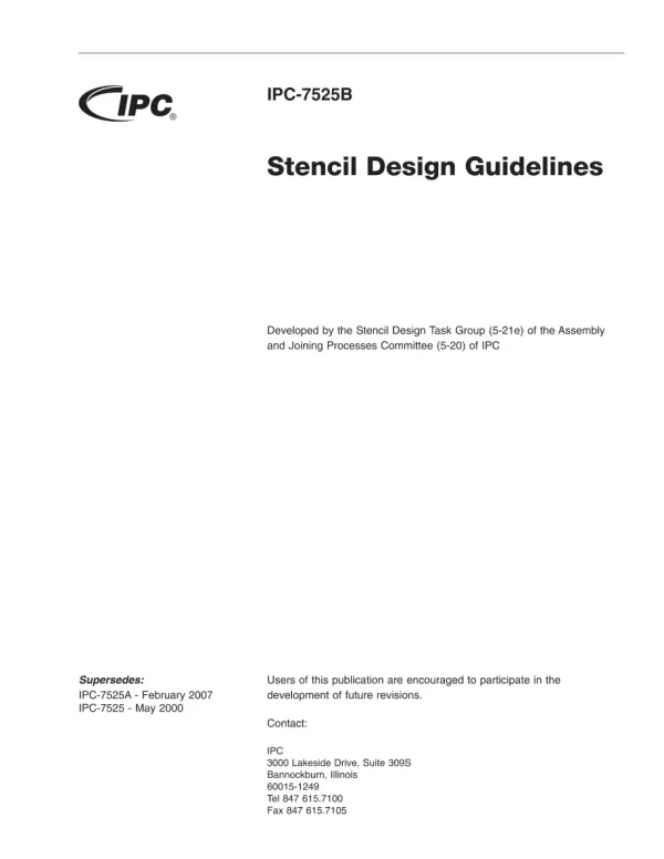 IPC 7525B pdf