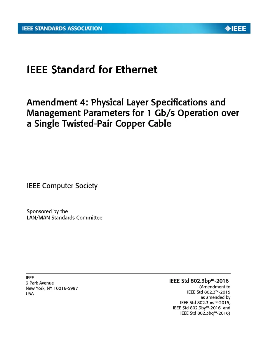 IEEE 802.3bp-2016 pdf