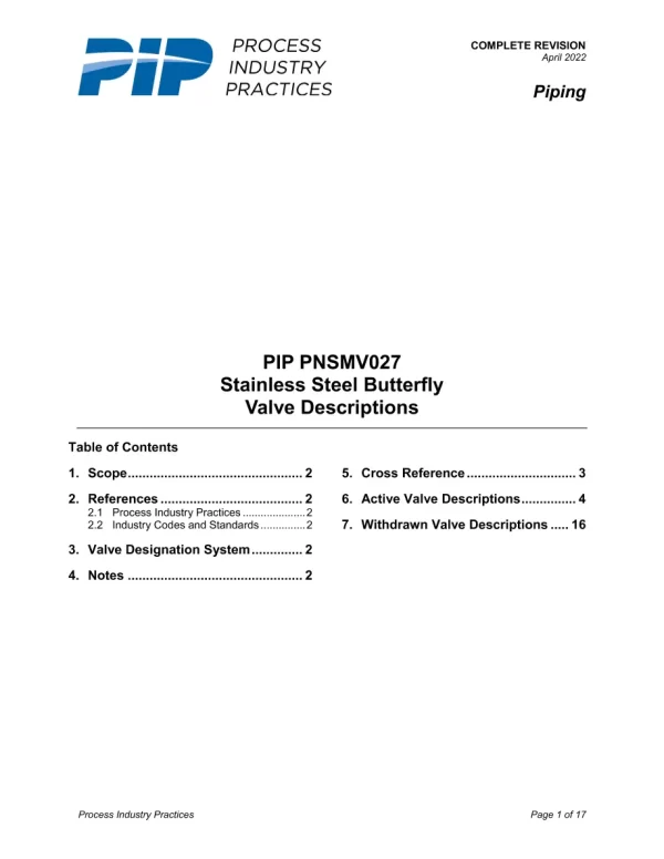 PIP PNSMV027 pdf