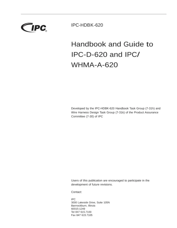 IPC HDBK-620 pdf