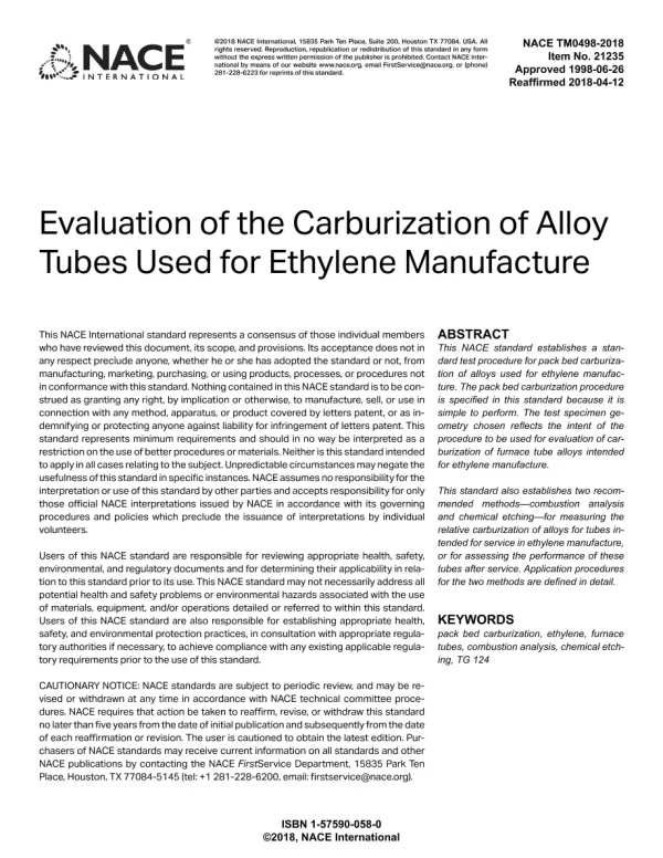 NACE TM0498-2018 pdf