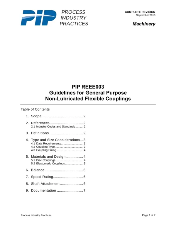 PIP REEE003 pdf