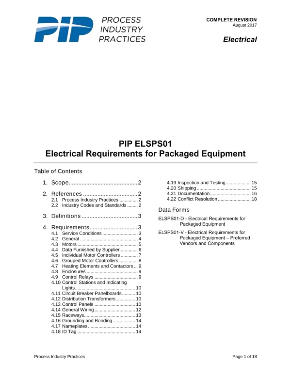 PIP ELSPS01 pdf