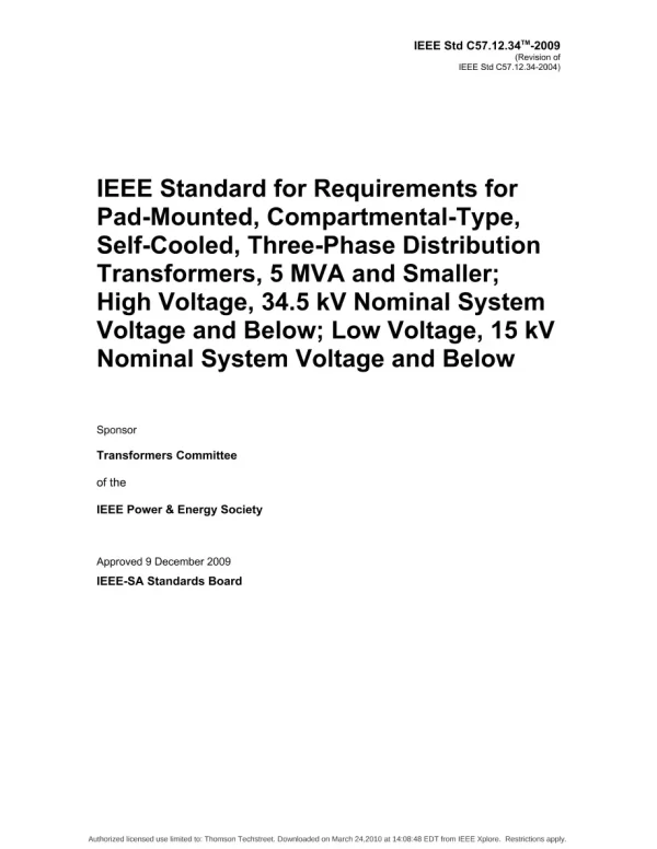 IEEE C57.12.34-2009 pdf