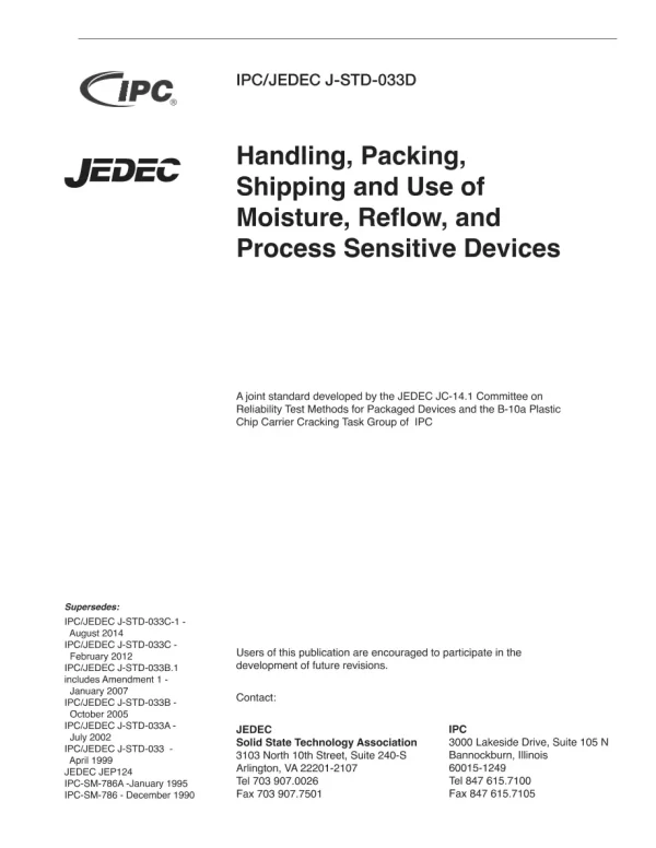 IPC J-STD-033D pdf