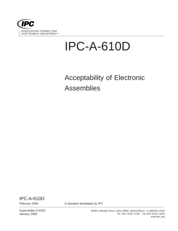 IPC A-610D pdf