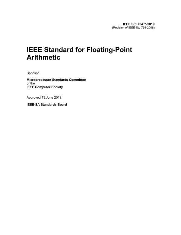 IEEE 754-2019 pdf