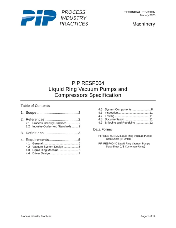 PIP RESP004 pdf