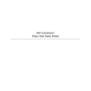 PIP CVC01017 pdf