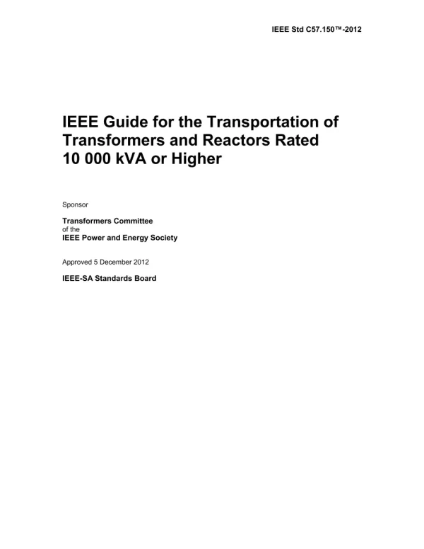 IEEE C57.150-2012 pdf