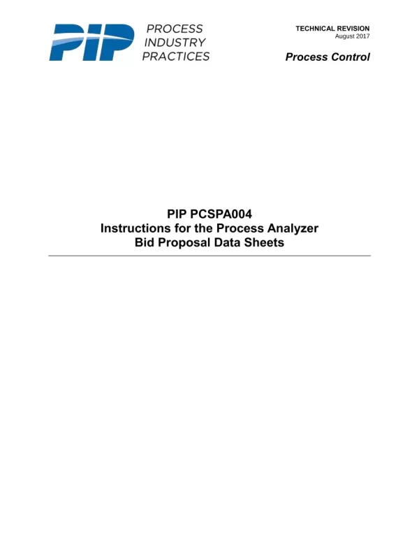 PIP PCSPA004 pdf