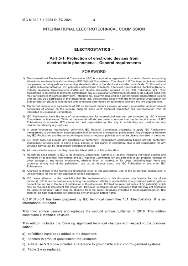 IEC 61340-5-1 Ed. 3.0 B:2024 pdf