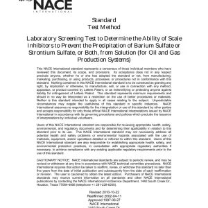 NACE TM0197-2010 pdf