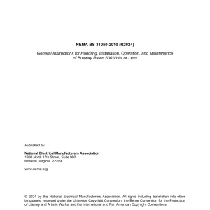 NEMA BS 31050-2010 (R2024) pdf