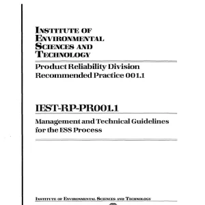 IEST RP-PR001.1 pdf