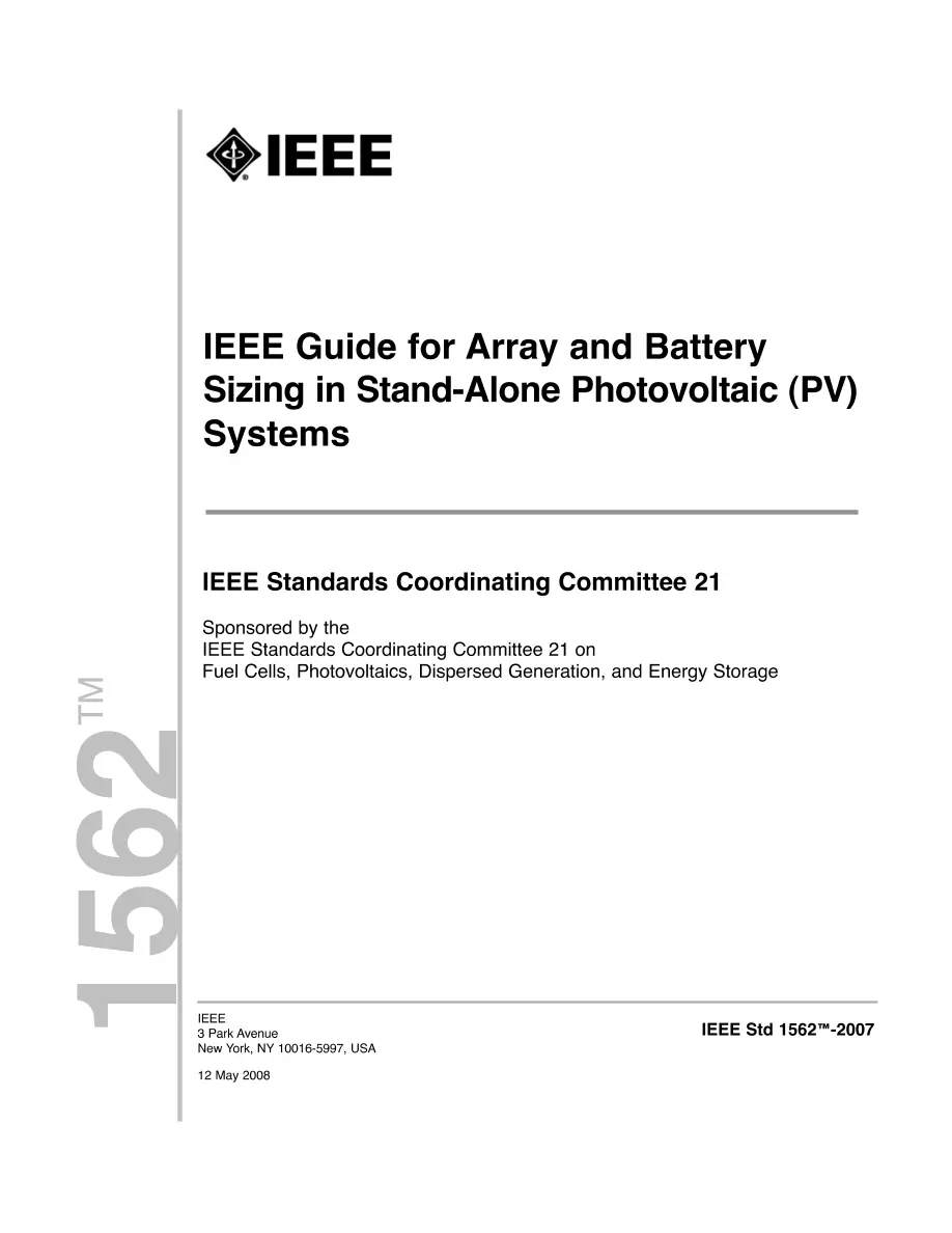 IEEE 1562-2007 pdf