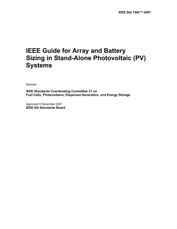 IEEE 1562-2007 pdf