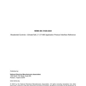 NEMA BS 31020-2024 pdf