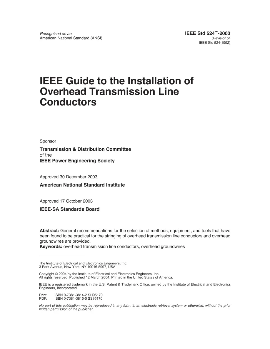 IEEE 524-2003 pdf