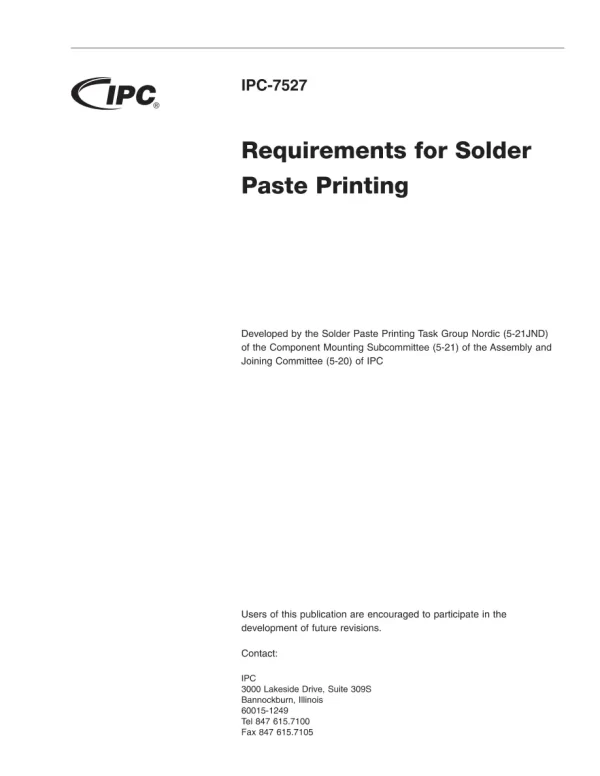 IPC 7527 pdf