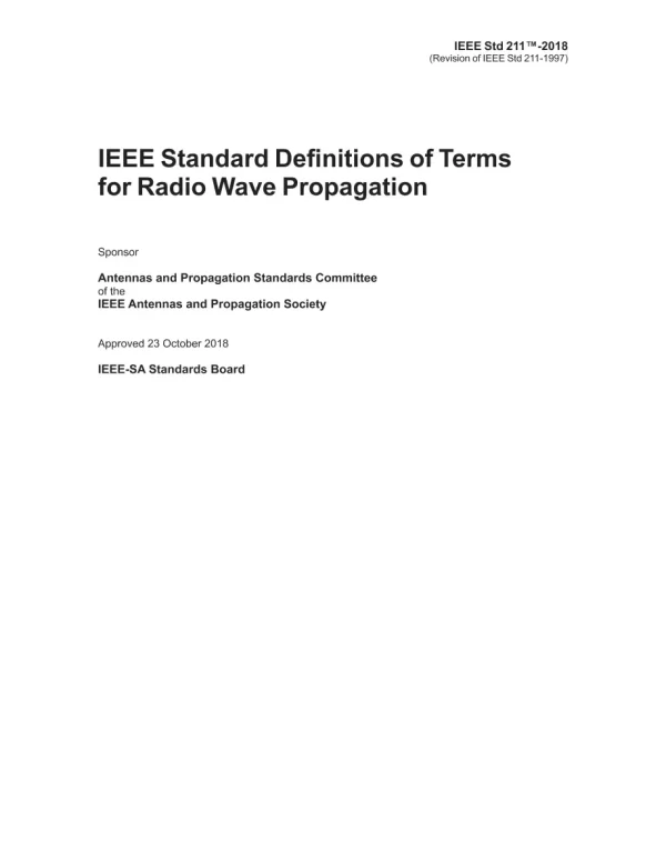 IEEE 211-2018 pdf