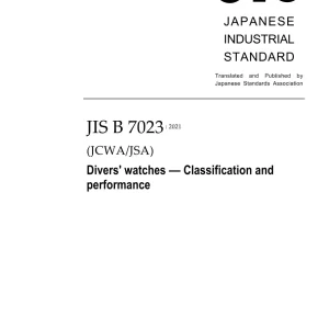 JIS B 7023:2021 pdf