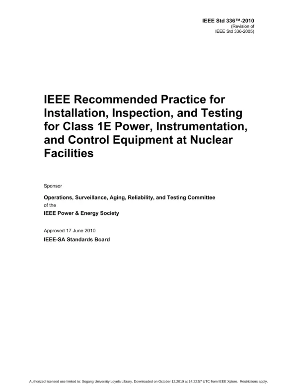 IEEE 336-2010 pdf