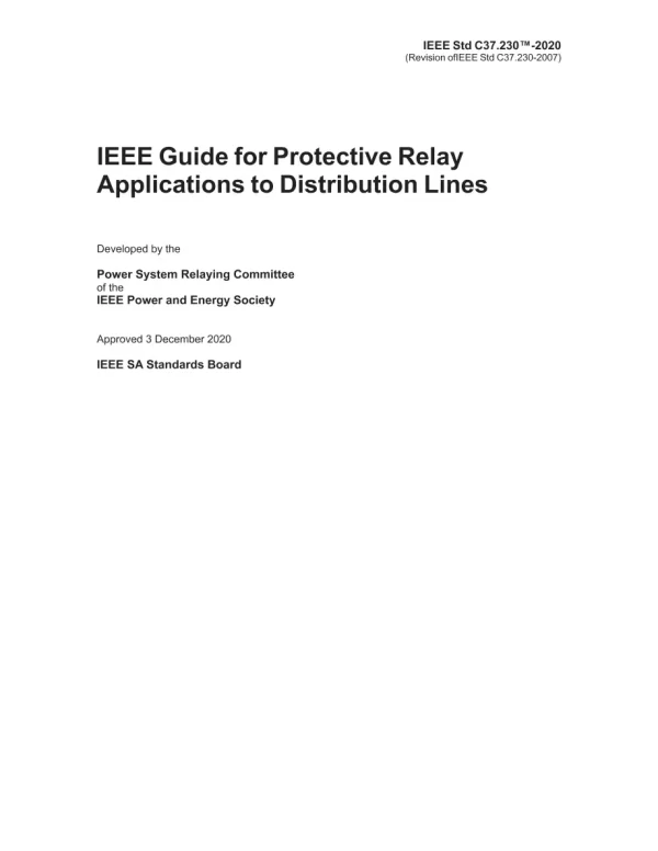 IEEE C37.230-2020 pdf