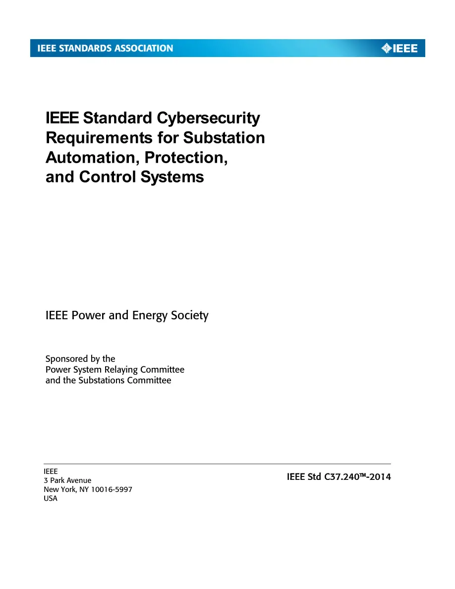 IEEE C37.240-2014 pdf