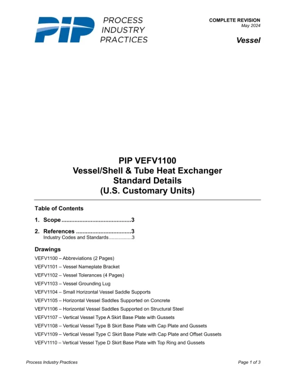 PIP VEFV1100 pdf