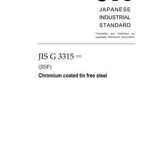 JIS G 3315:2022 pdf