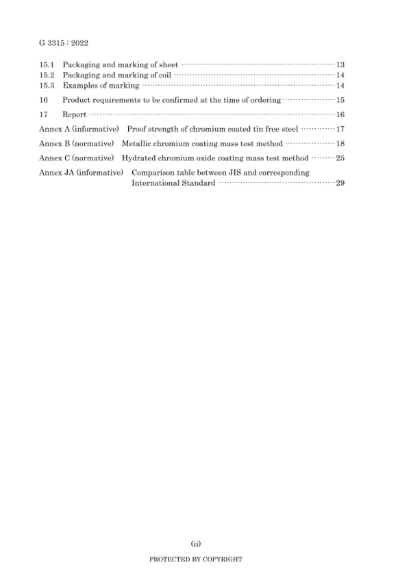 JIS G 3315:2022 pdf