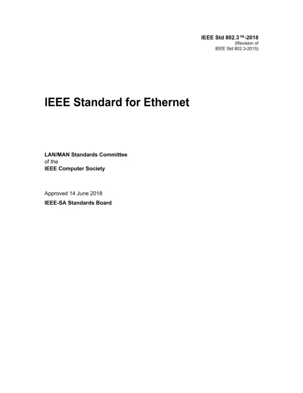 IEEE 802.3-2018 pdf