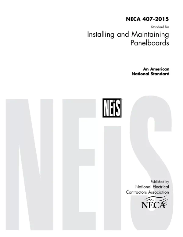 NECA 407-2015 pdf