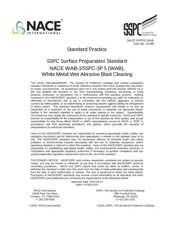 NACE SP0715-2015 pdf