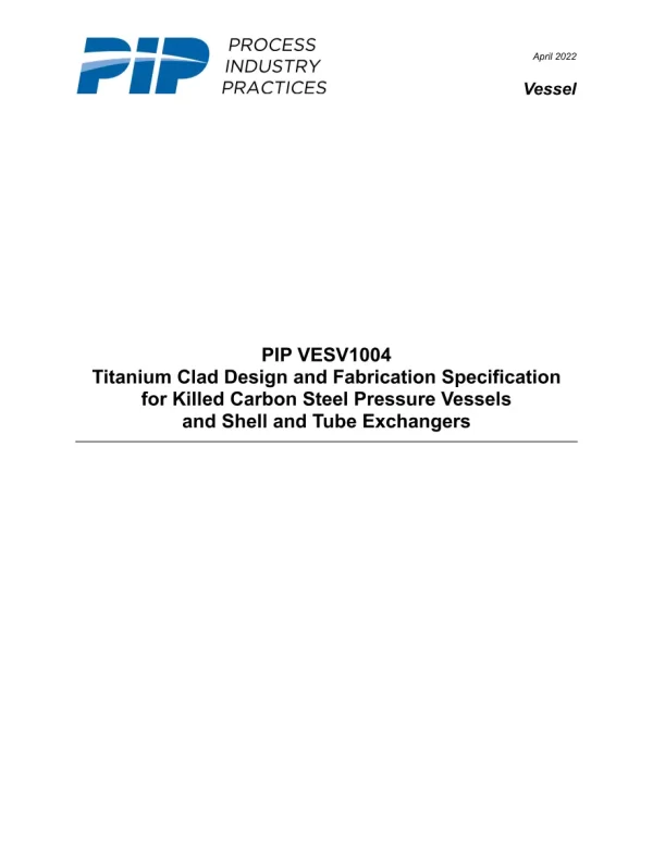 PIP VESV1004 pdf