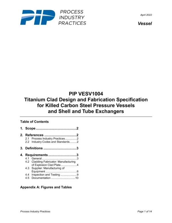 PIP VESV1004 pdf