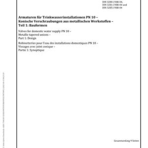 DIN 3280-1:2017 pdf