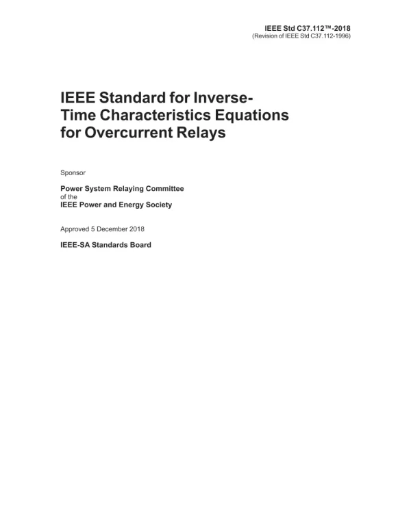 IEEE C37.112-2018 pdf