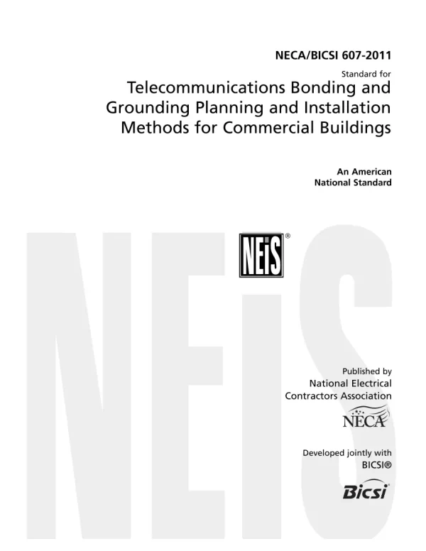 NECA 607-2011 pdf