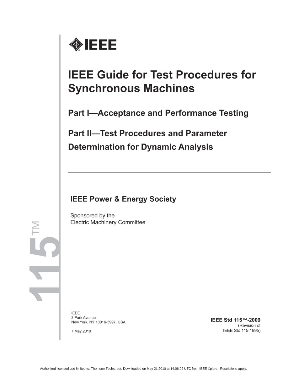 IEEE 115-2009 pdf