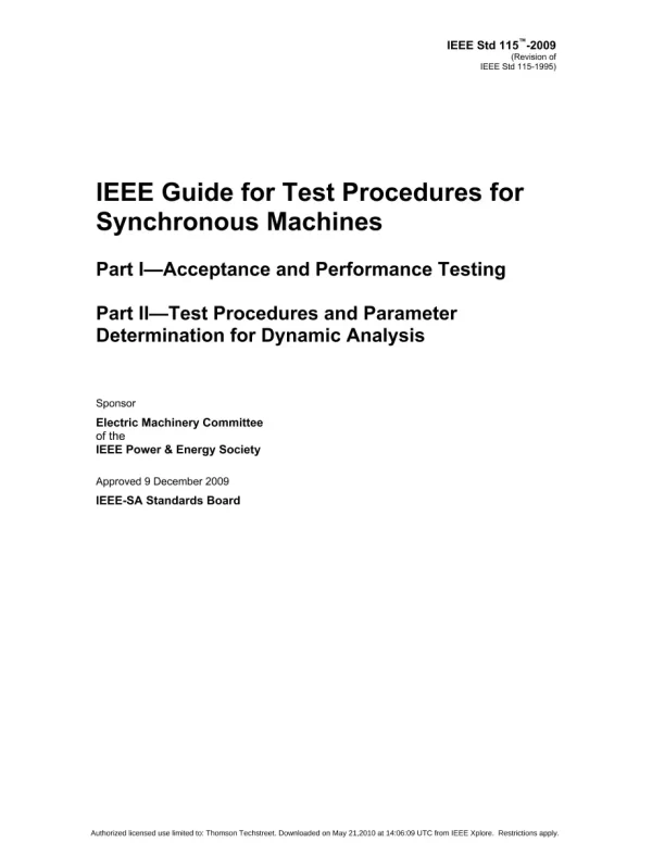 IEEE 115-2009 pdf