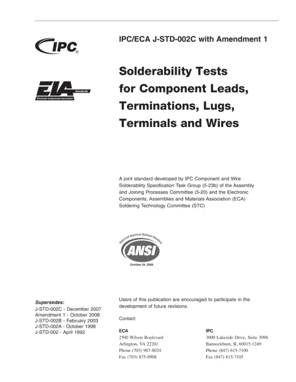 IPC J-STD-002C pdf