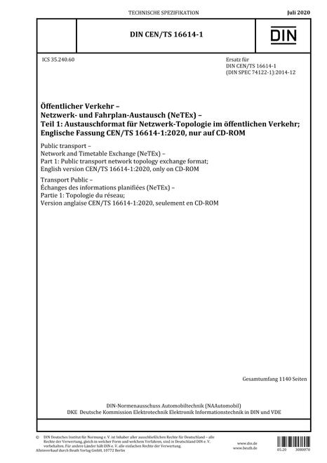 DIN CEN/TS 16614-1:2020 pdf