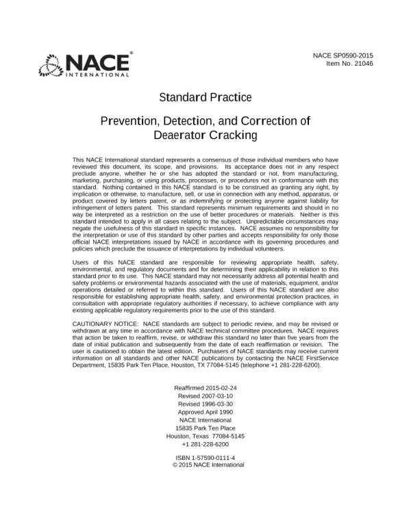 NACE SP0590-2015 pdf