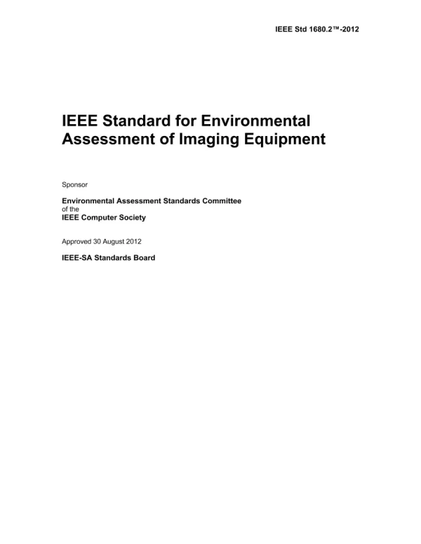 IEEE 1680.2-2012 pdf