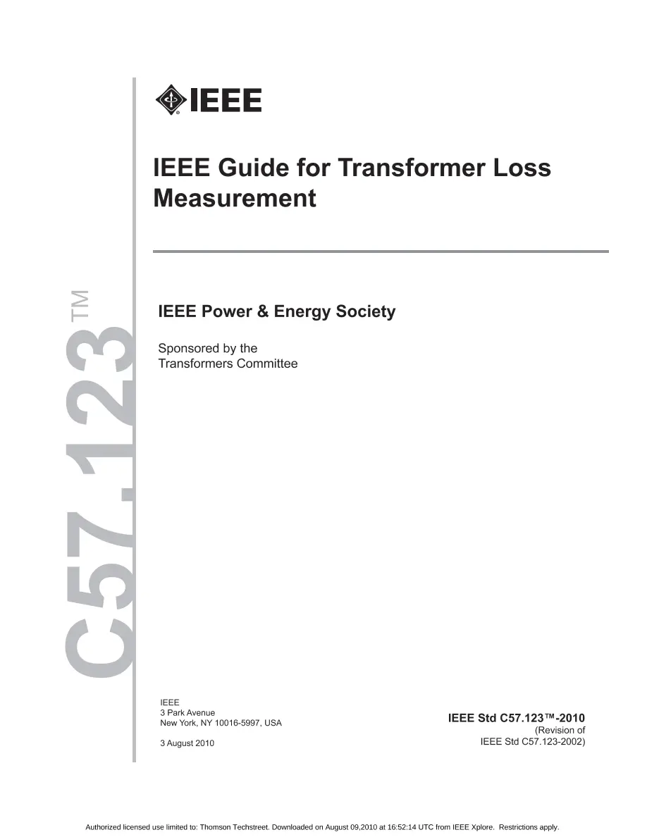 IEEE C57.123-2010 pdf