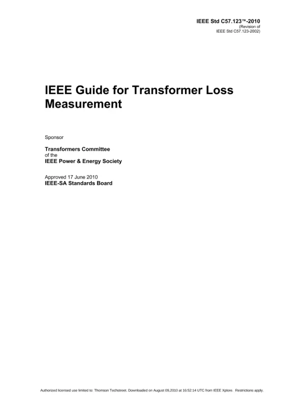 IEEE C57.123-2010 pdf