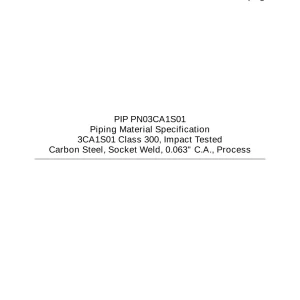 PIP PN03CA1S01 pdf