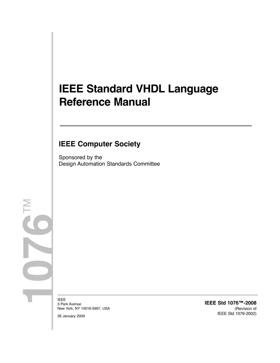 IEEE 1076-2008 pdf